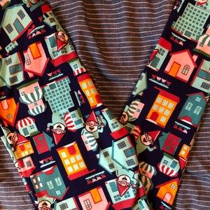 OS LuLaRoe Leggings gnomes